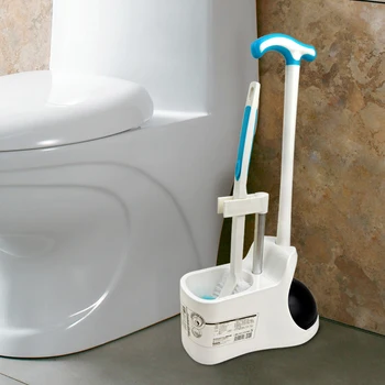 

With toilet seat toilet suction toilet brush set bathroom bathroom cleaning brush no dead toilet brush LO681445