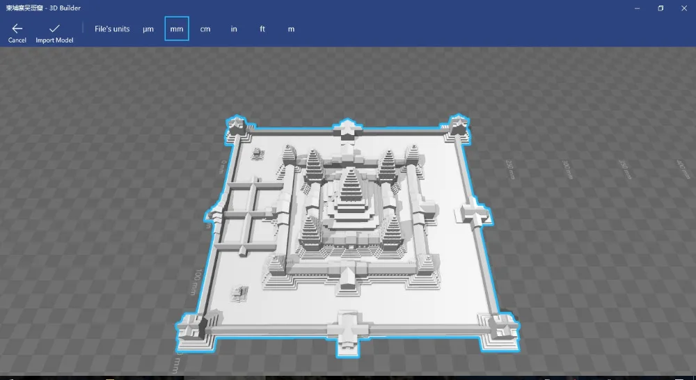 Модель 3D STL для фрезерного станка с ЧПУ Камбоджийская модель Angkor ват файл 4 19 м|stl