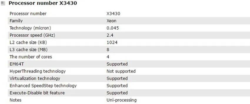 X3430参