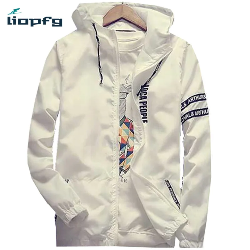 Summer jaqueta masculina 2016 Men's hooded jacket thin section ...