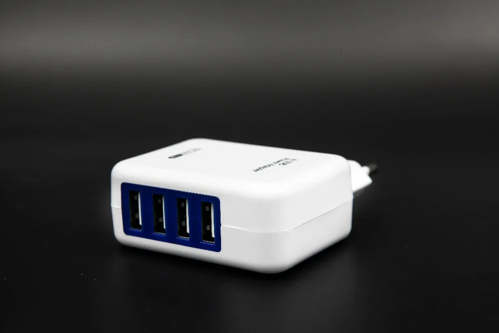 USB HUB 4 порты и разъёмы адаптеры питания стены дома путешествия зарядное устройство для телефона ЕС Plug Прямая доставка