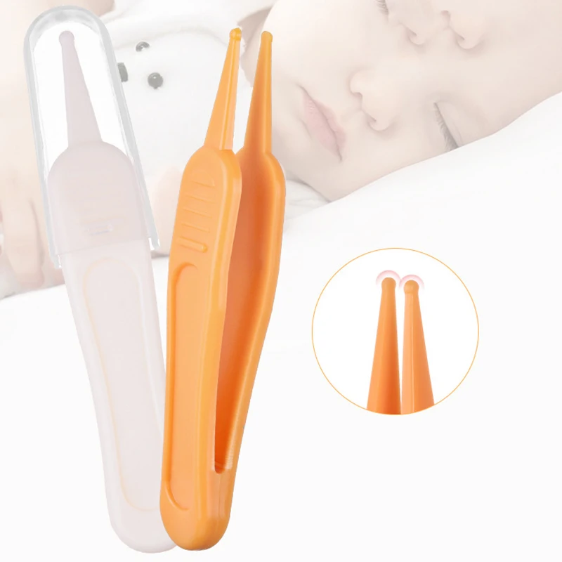 Младенческой уха Нос пупка пластиковые пинцеты щипцы столовые приборы младенческой Детские зажимы для бутылки пустышки новорожденных