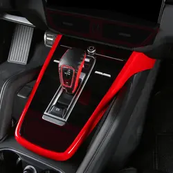 (Подходит только для европейских модель автомобиля) подкладке центральной консоли Шестерни крышку коробки отделка U Форма ABS 3 шт. для Porsche