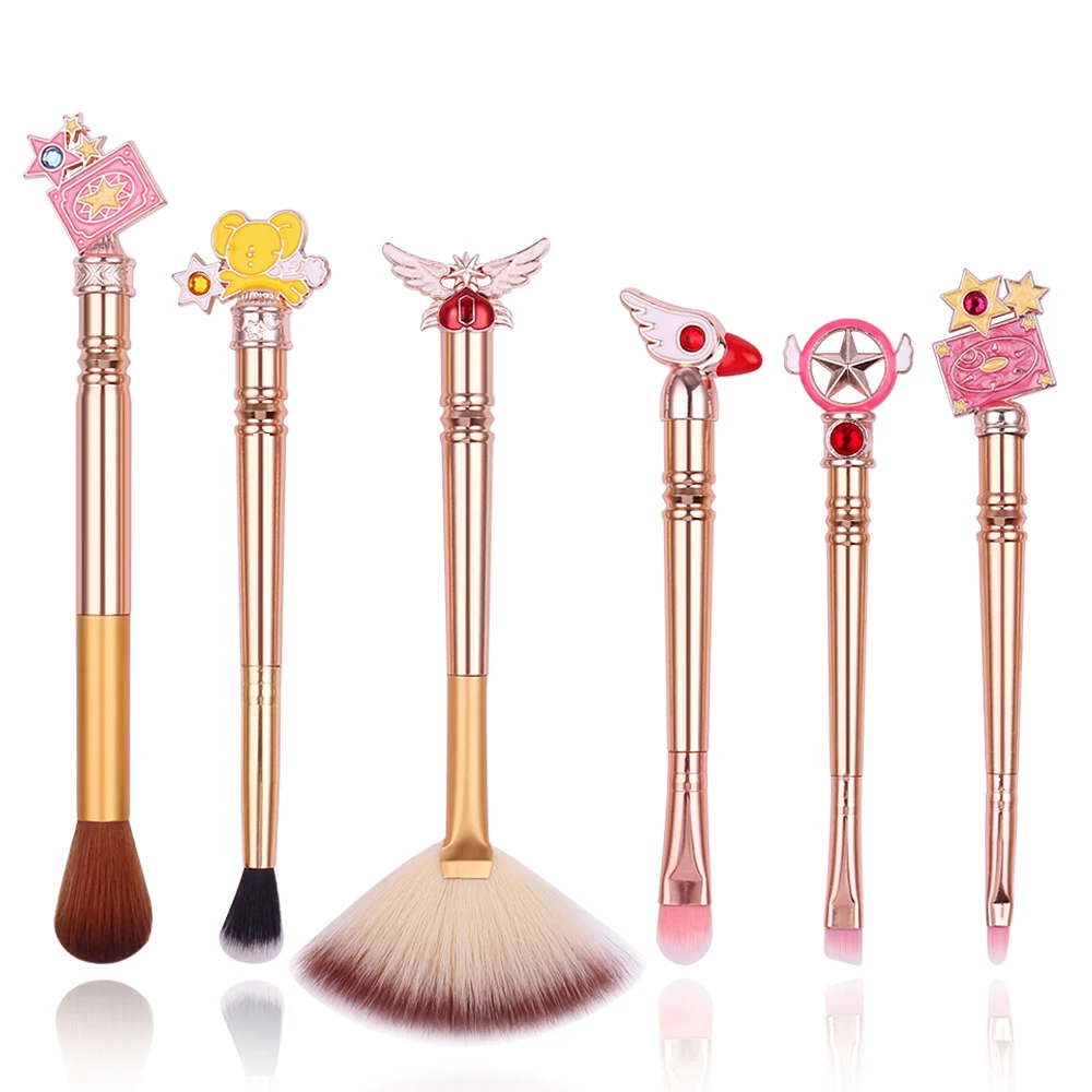 

Cardcaptor Sakura Makeup Brushes Tool Set Cosmetic Powder Eye Shadow Foundation Blush Blending Beauty Make Up Brush