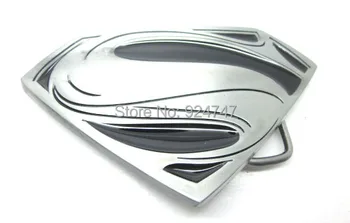 

Man Of Steel Super Man Belt Buckle Brush Nickle