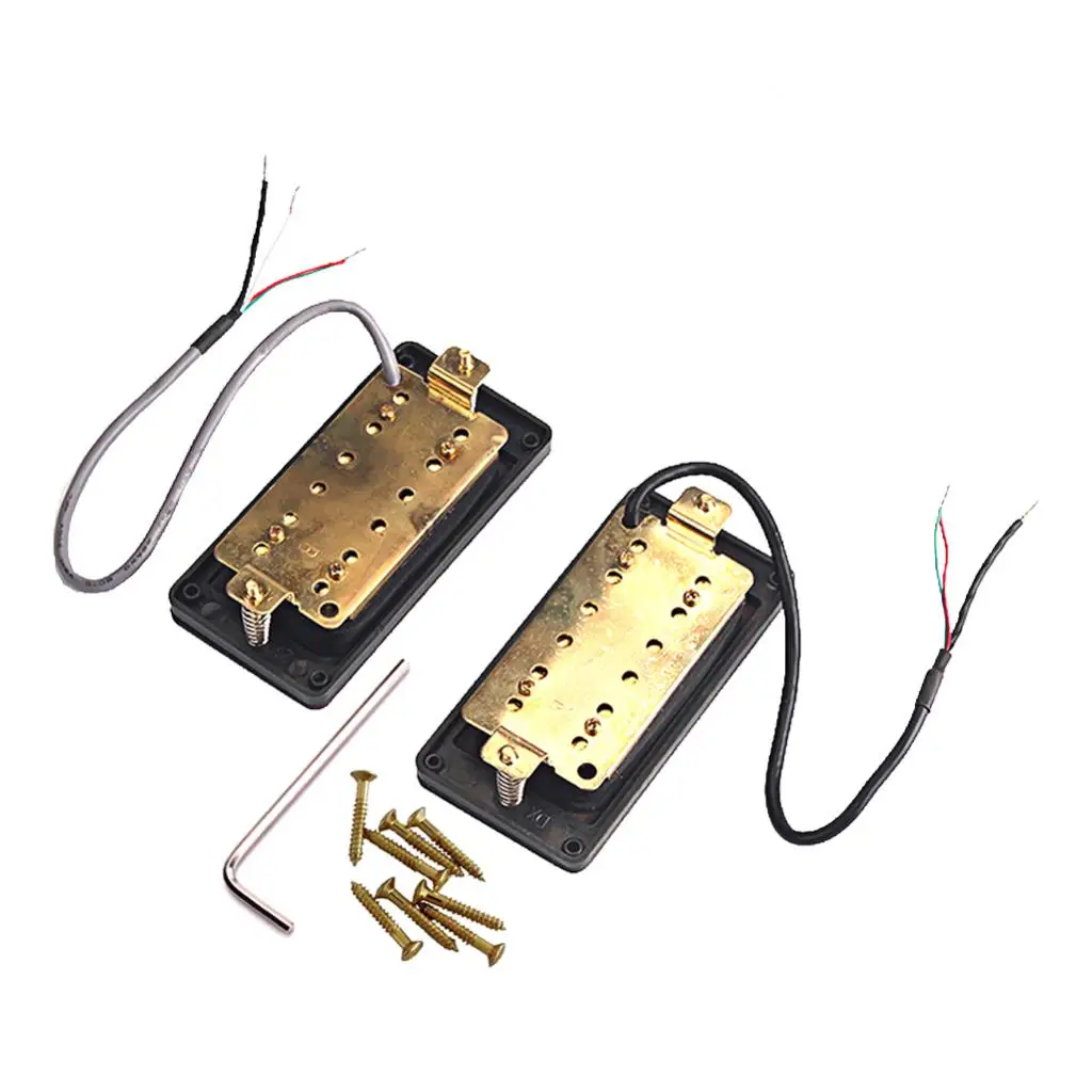 Rosewood Electric Guitar Humbucker Neck Bridge 6 String Pickup Set