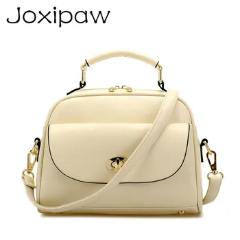 

2018 High Quality Leather Women handbags Bucket Shoulder Bags Solid Handbag Large Capacity Top-handle Bags Fashion New Arrivals