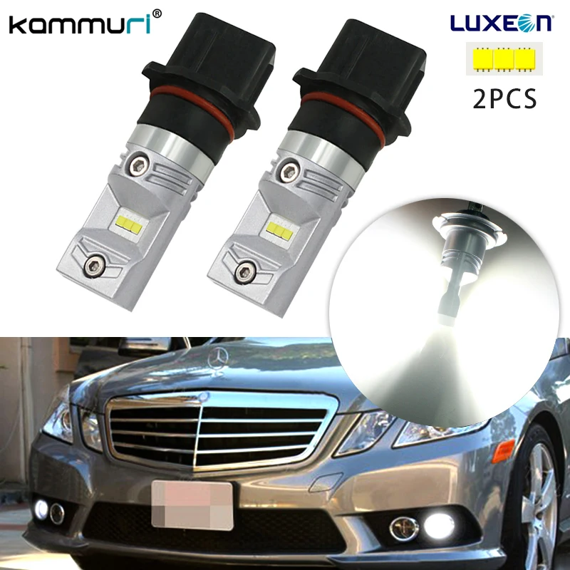 Error Free P13W SH23W LED Bulbs For 2010 to 2011 Mercedes W212 C207