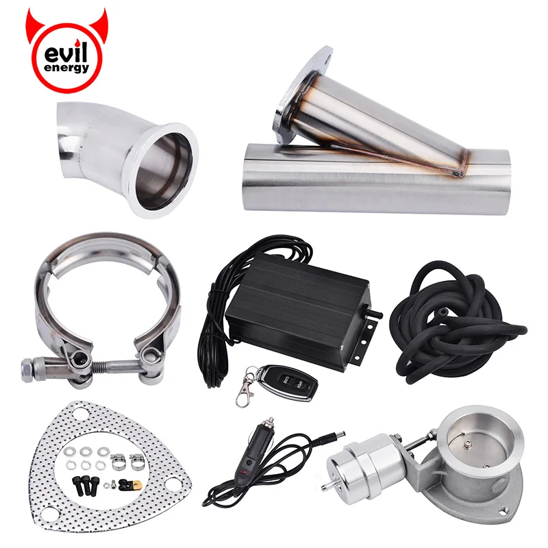 

3.0 Inch Stainless Steel Electric Exhaust Cutout System E-Cut Vacuum Pump Valve With Remote Control High Quality