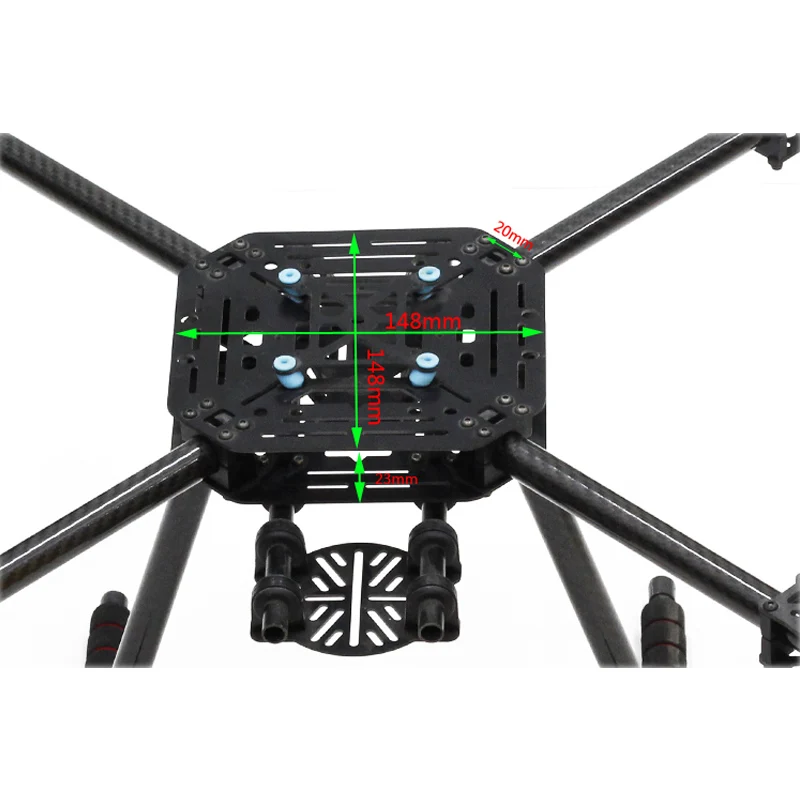 Рама для квадрокоптера Таро LJI 500 X4 мм S500 SK500 F450 улучшенные очки FPV углеродное