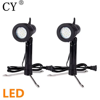

New 2pcs 6w 5500k LED Table Light Photography Studio Kit with stand for shooting table light tent