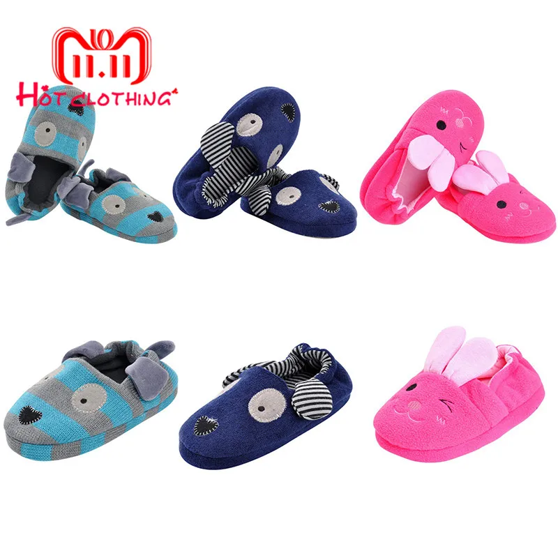 

Children's slippers All-Inclusive Cotton Cartoon Soft Home Indoor Baby Cotton Slippers Baby Boys Girls Shoes Warm Home Slippers