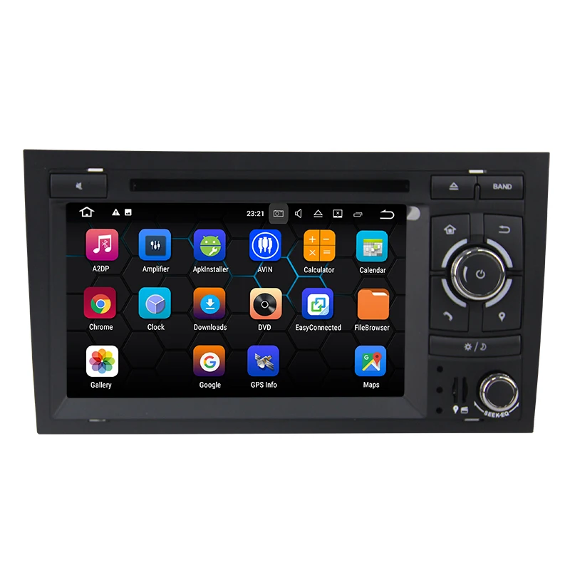 Perfect Android 9.0 2G RAM Car DVD GPS Navigator for Audi A4 GPS (2002-2008) Audi S4/RS4/8E/8F/B9/B7 car radio With GPS Bluetooth wifi 1