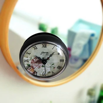 

Bathroom Kitchen Waterproof Shower Wall mini Clock Watch Suction Cup Battery Operated Living Room Modern Fashion Design