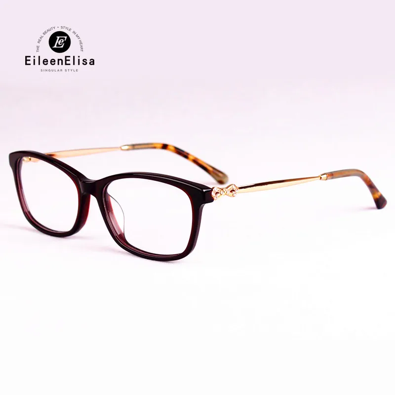 

Women Oval Eyewear Frame 2018 Classic Fashion Acetate Eyeglasses Frame High Quality Female Myopia Glasses Frame with Packing