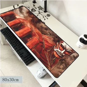 

attack on titan mouse pad 800x300x3mm mouse mat laptop padmouse High-end computer locrkand gaming mousepad gamer play mats