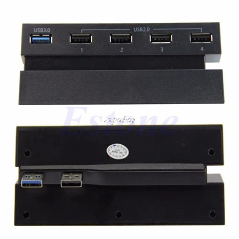 OOTDTY 5 портов USB 3,0 2,0 концентратор Расширение высокоскоростной адаптер для sony Playstation 4 PS4 и Прямая поставка