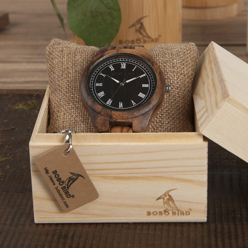 BOBO BIRD Wood Watch for Men Engraved Gift Personal Engraving Available relojes hombre 2018