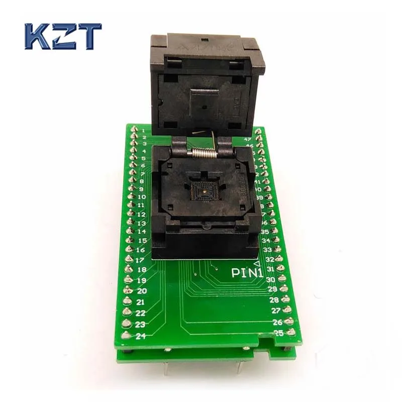 

QFN40 MLF40 Programming Socket IC Test Socket Pitch 0.4mm Clamshell Chip Size 5*5 Flash Adapter Burn in Socket