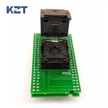 QFN40 MLF40 Programming Socket IC Test Socket Pitch 0.4mm Clamshell Chip Size 5*5 Flash Adapter Burn in Socket stm8 qfp48 qfp48 tqfp48 fqfp48 pqfp48 stm8 yamaichi ic test socket programming adapter 0 5mm pitch