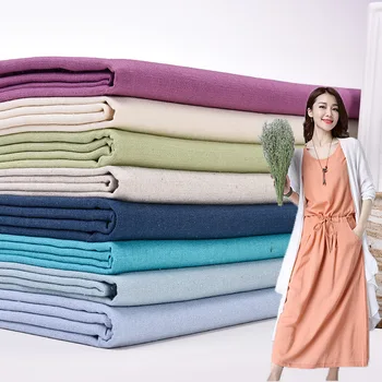 

Cotton linen Summer clothing fabric DIY sewing upholstery shirt dress material