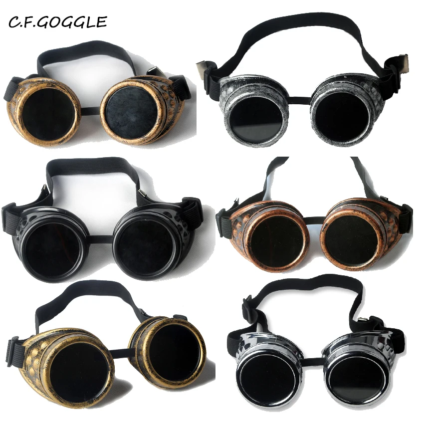 Очки C.F.GOGGLE новинка мужские и женские очки в стиле панк ретро сварочные с круглой