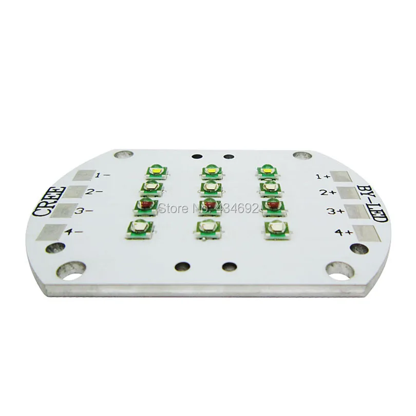 Кри XPE XP E 4 канала RGBW из светодиодов излучатель света белого 6000 К зеленый 520NM 620NM