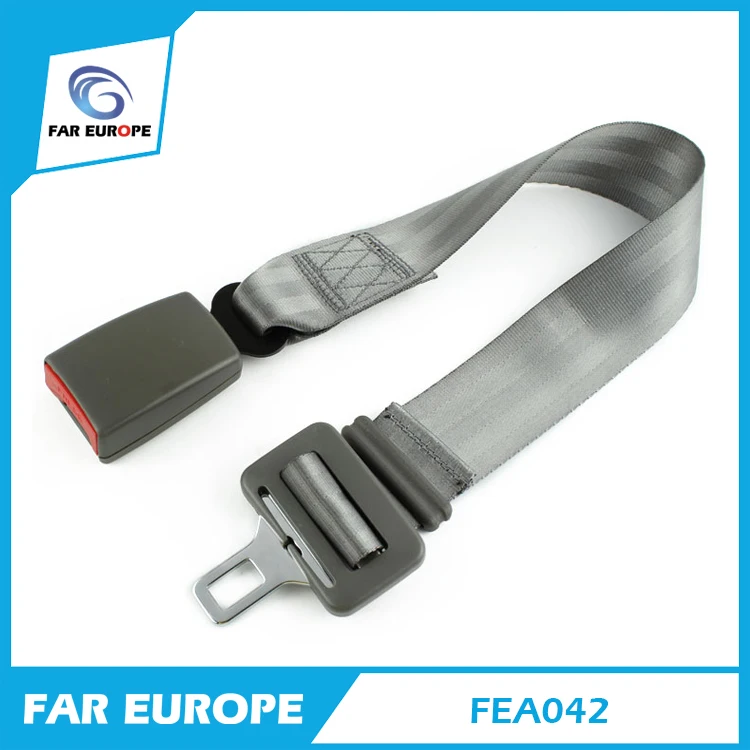 

Car Webbing Lock Buckle Adjustable Length:10-26 Inch 2 Point Safety Seat Belt Extender FEA042