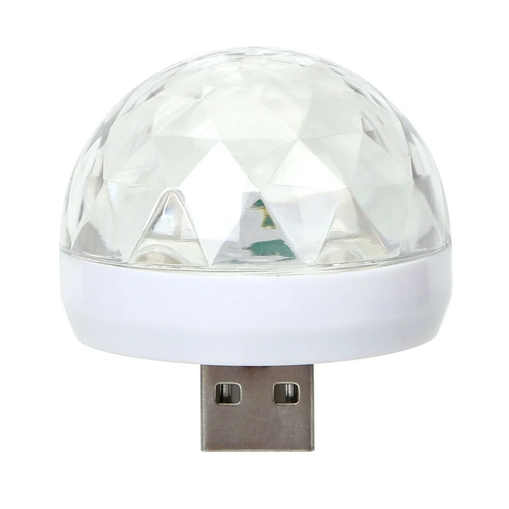 White Shell ITimo Mini USB светодиодный сценический светильник, переносные шариковые лампы, вечерние, декоративные, цветной, неоновый светильник, меняющий цвет, дискотека, DJ, сценический светильник ing - Испускаемый цвет: White Shell