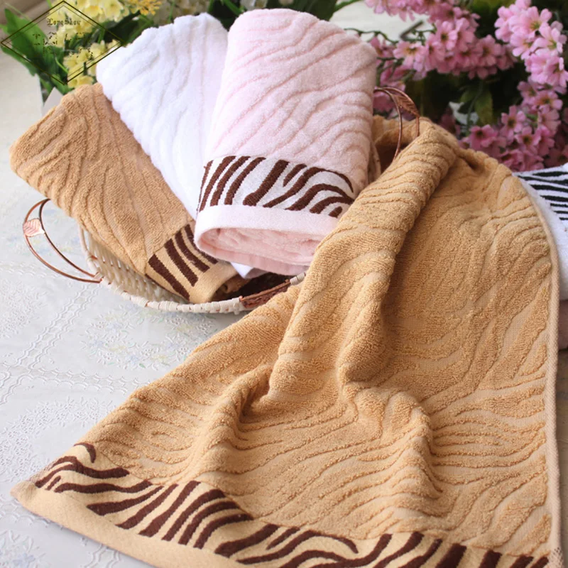 Хлопковые полотенца для лица с леопардовым принтом 2 шт./лот 35x75 см|face towel|towel thface hand