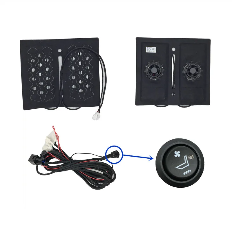 Car Seat Heater and Cooler with universal round switchin RV Parts