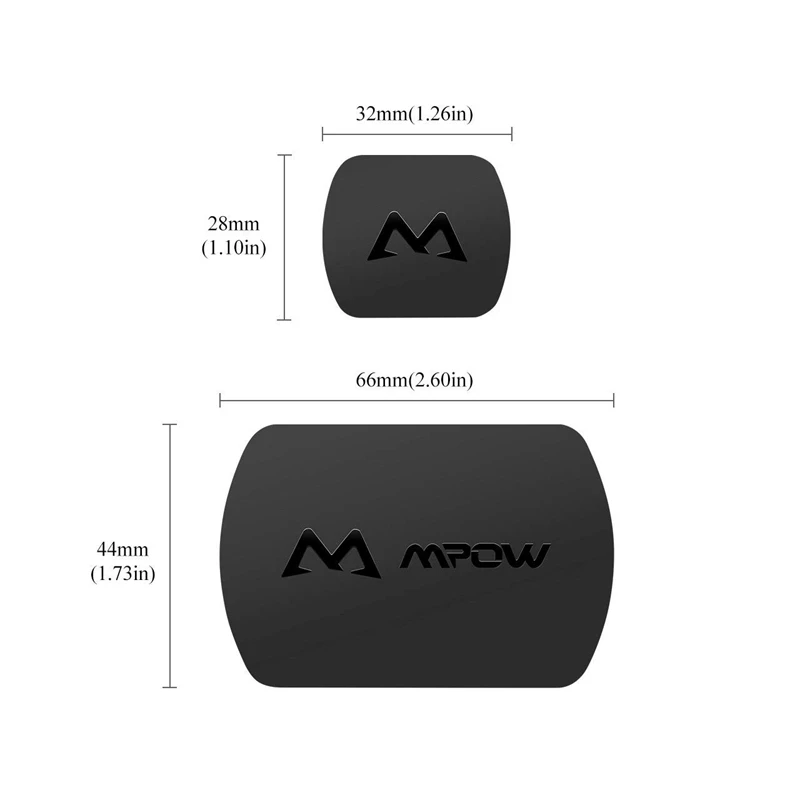 Mpow 4/8 шт. универсальные чехлы для мобильного телефона с металлической пластиной Замена крепление в комплекте с 3 м клейкой ленты для Магнитная автомобильная подставка-держатель для мобильного телефона с держателем