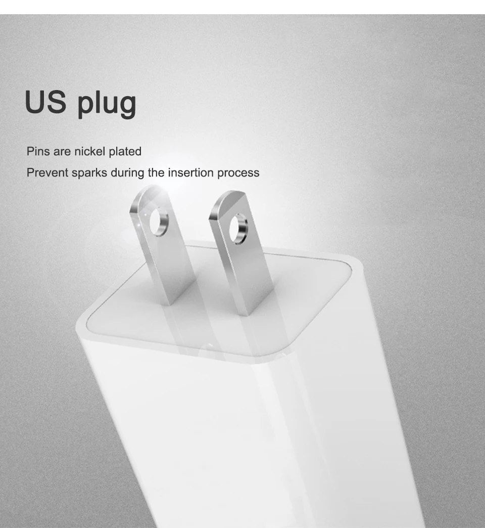 US Charger 5V2A Fast Charging Conversion plug One USB Wall Charger travel in USA Japan Thailand  Taiwan Canada Colombia Mexico (6)