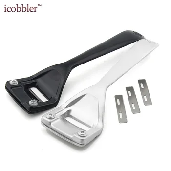 

High Quality Leathercraft Tool Thinning Knife Leather Skiving Shove for Leather Craft DIY Tools Black and Silver with 3 Blades