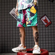 Оригинальные тонкие пятизвездочные Слаксы для мальчиков на Гавайских пляжных шортах