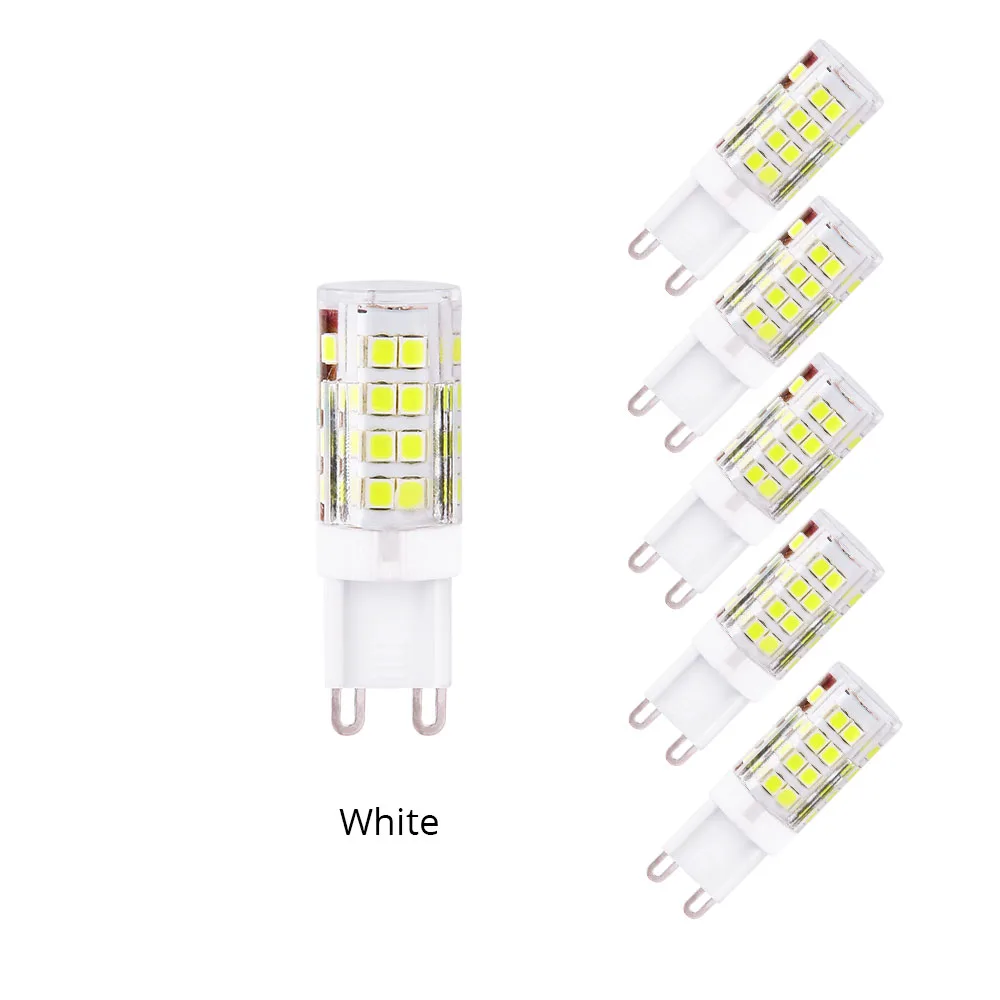 Лампада G9 светодиодный 220 В лампы 5 Вт 51 светодиодный s лампочки SMD 2835 лампада светодиодный свет 360 градусов заменить галогенная лампа для