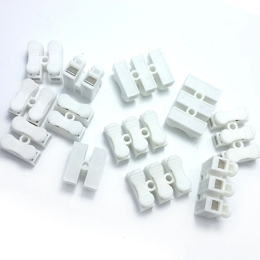 

Quick clamp electrical wire connectors 2Pins 3Pins Electrical Cable Terminals assortable 40pcs per lot