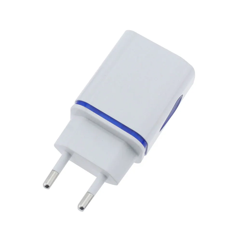 

100% Brand new and high quality EU Plug LED USB AC Charger Adapter 2 Ports Travel Charger For Samsung Galaxy Note 8 fast charge