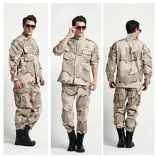 Куртка и штаны, тройная камуфляжная военная форма, тренировочная форма, XS-XXL