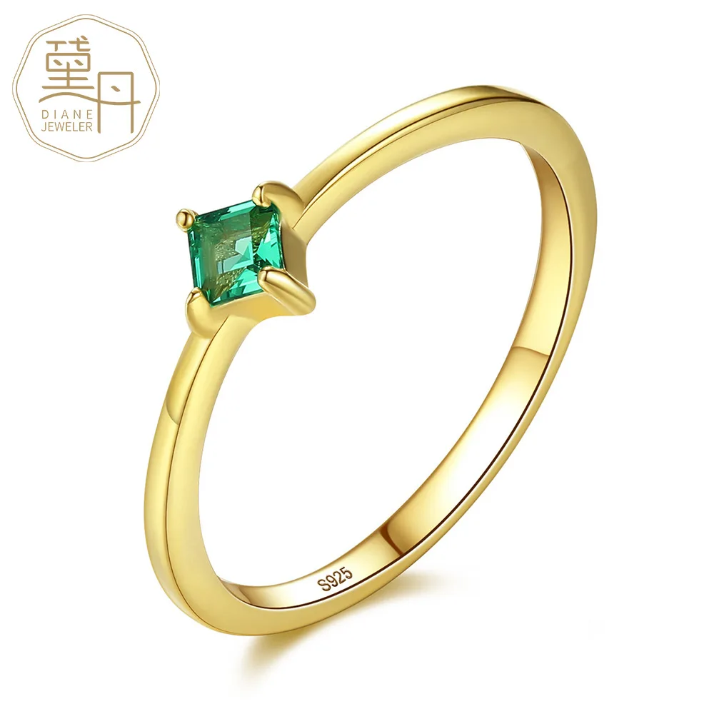 Sterling Silver Natural Gemstone Tourmaline Ring Ruby 14K Yellow Gold Plated Classic Prongs Solitaire Red Women Wedding 925 | Украшения и