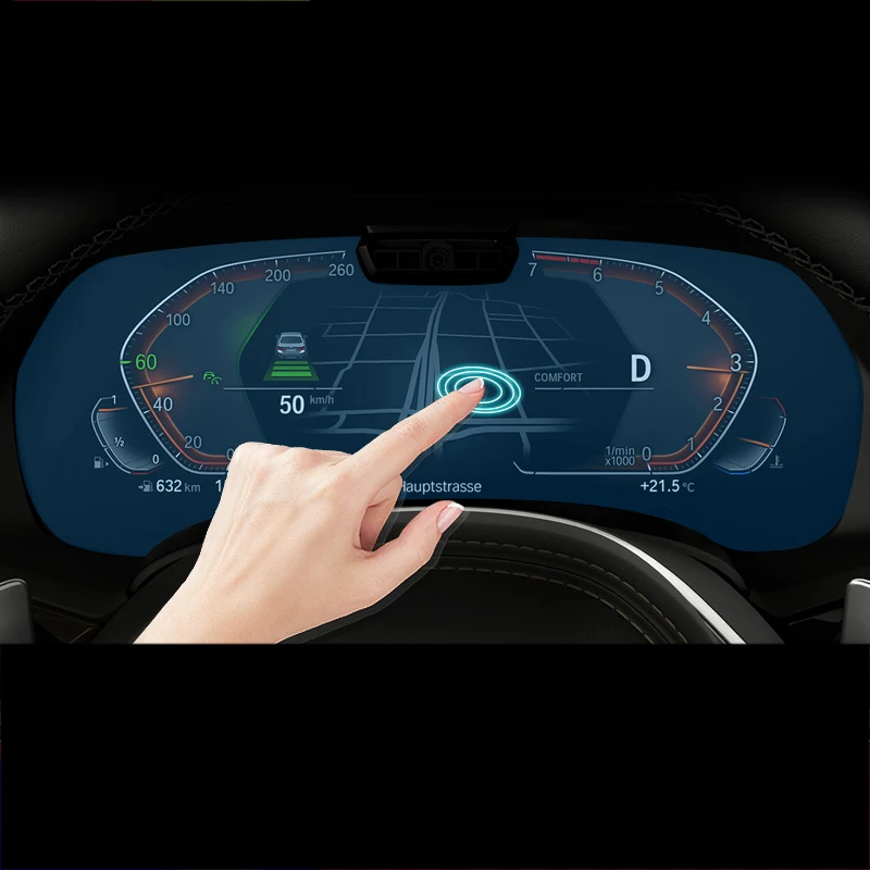 

lsrtw2017 HD transparten TPU car dashboard screen protective film for bmw x5 2019 2020 2021 G05