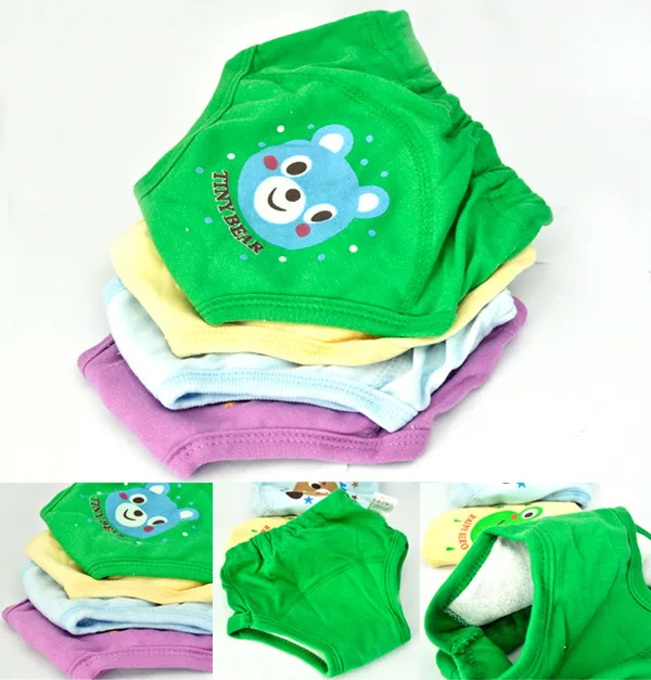 4 X Детские для маленьких девочек, милые 4-слойные водостойкая Накладка на унитаз тренировочные штаны многоразовые