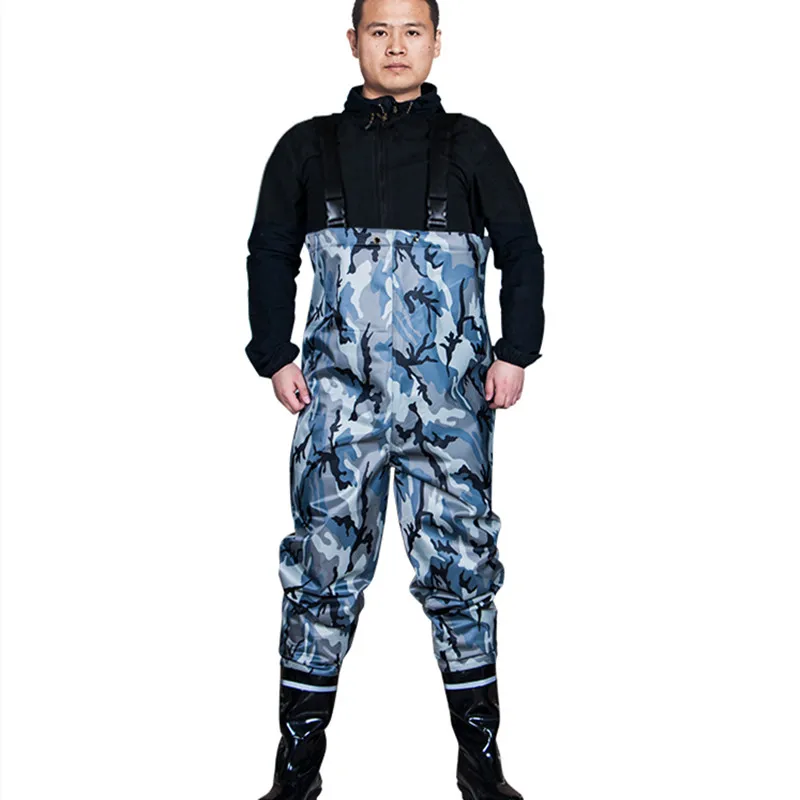Открытый обновленный Eu38-45 Водонепроницаемый Кемпинг болотные брюки анти-износ нейлон+ ПУ мужчины женщины Рыбалка Wader сапоги комбинезоны ремень брюки