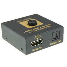Горячая! высочайшее Качество HDMI ARC Адаптер для HDMI и Оптический Аудио Конвертер 4 К 3D 1080 P ЦИК с USB к DC 5.5 мм Кабель Питания FE9 Jan5