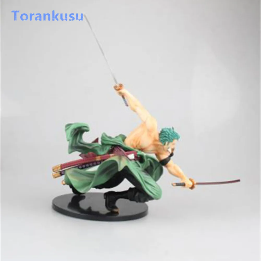 One Piece Action Figure Roronoa Zoro Fighting Ver. PVC Collectible Toys For Man Gift For Birthday Model Figma Doll Figuras Anime