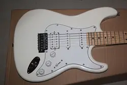 Заводская музыкальный инструмент высокого качества Новое поступление Stratocaster Белый электрогитары бесплатная доставка 725