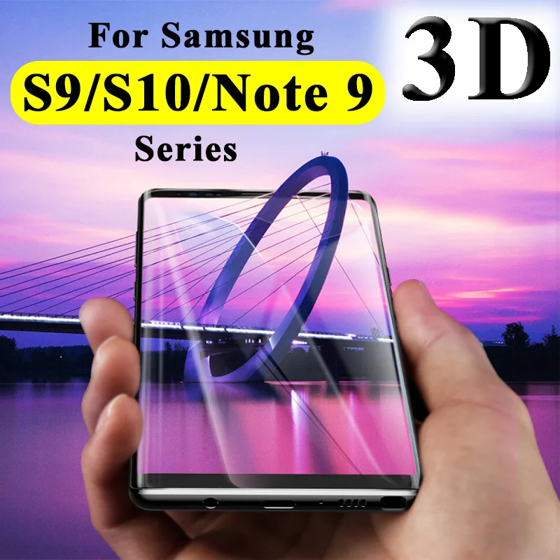 3D on for samsung galaxy s10 screen protector plus lite note 9 tempered glass safety protective note9 s9 10s 9s s 10 samsong 9H | Мобильные