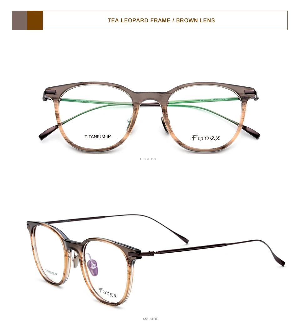 B очки из чистого титана, оправа для мужчин, ультралегкий ацетат для ...