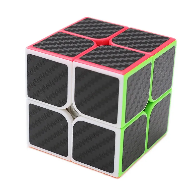 9 видов углеродного волокна стикер Скорость Magic Cube 2x2 3x3 4x4 5x5 Cube детские игрушки-головоломки Дети подарок игрушка молодежи взрослых инструкция кубик рубика