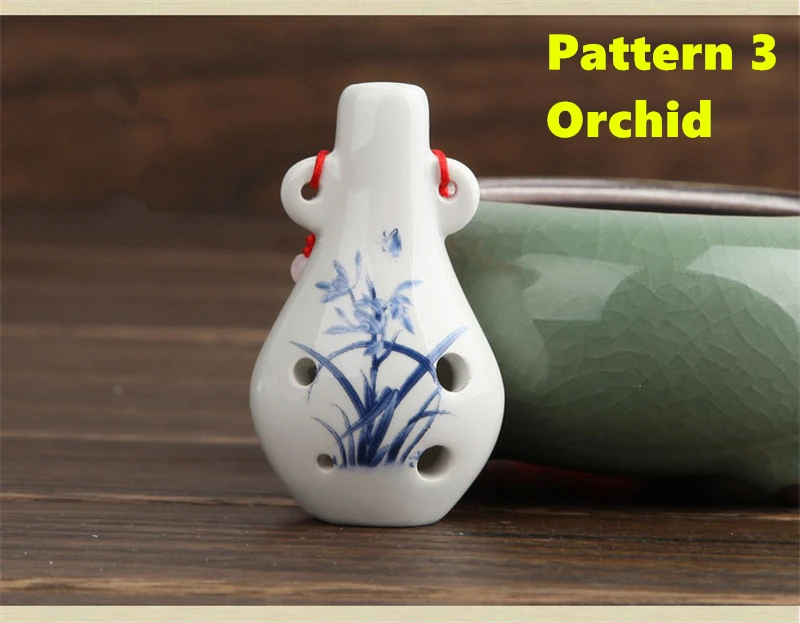 6 отверстий Ocarina Soprano C Key Flute ручная работа профессиональный классический